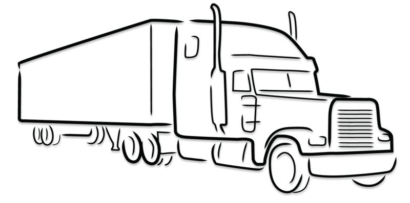 Truck Drawing Easy | How to Draw a Truck Sketch Step by Step | Lorry Draw  Outline - YouTube