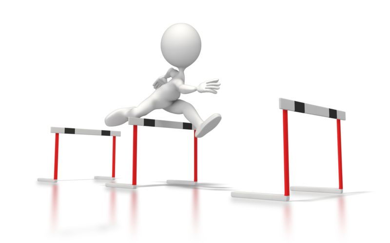 Jumping hurdles race - CLIP STUDIO ASSETS