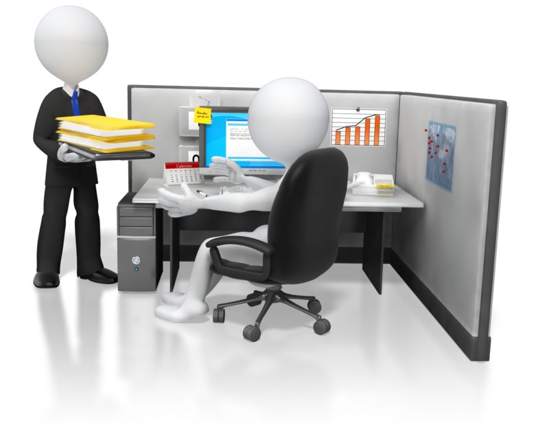 Boss Giving Office Work Task | Great PowerPoint ClipArt for Presentations -  