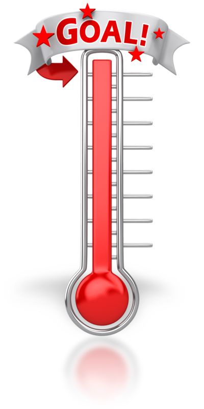 Thermometer Reached Our Goal | Great PowerPoint ClipArt for Presentations -  PresenterMedia.com