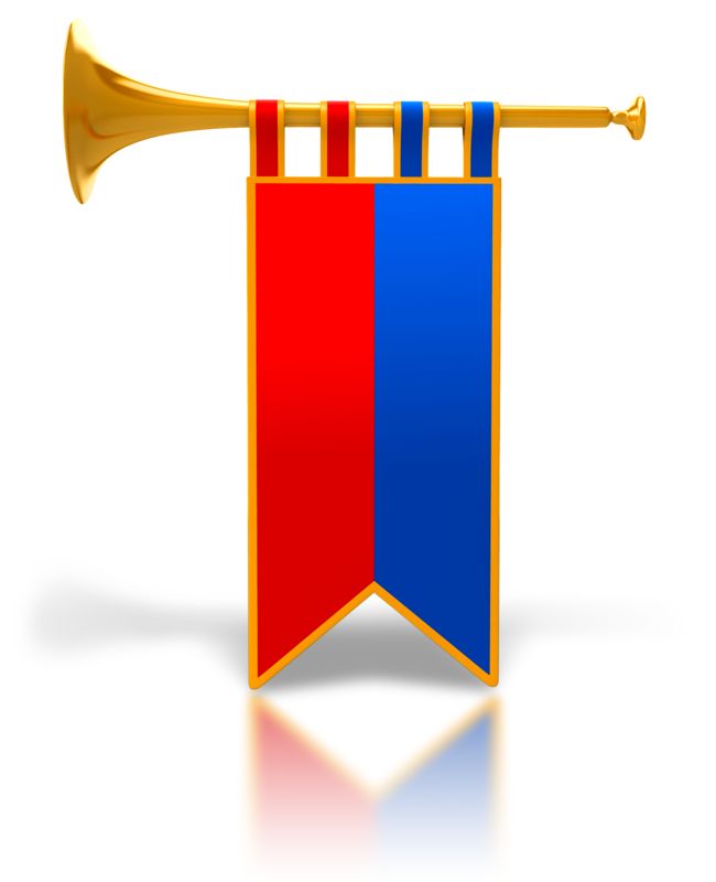 single trumpet fanfare