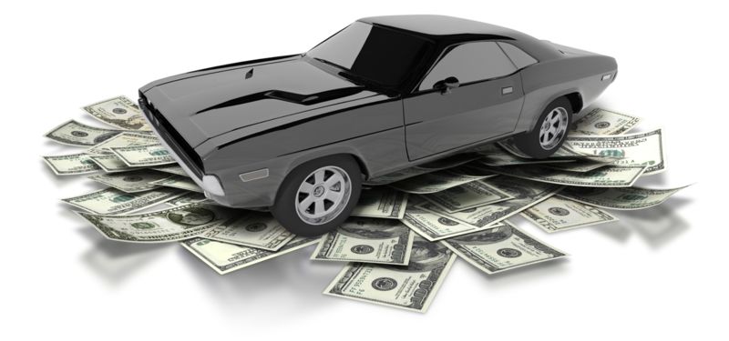 Car Money Investment Great PowerPoint ClipArt for Presentations