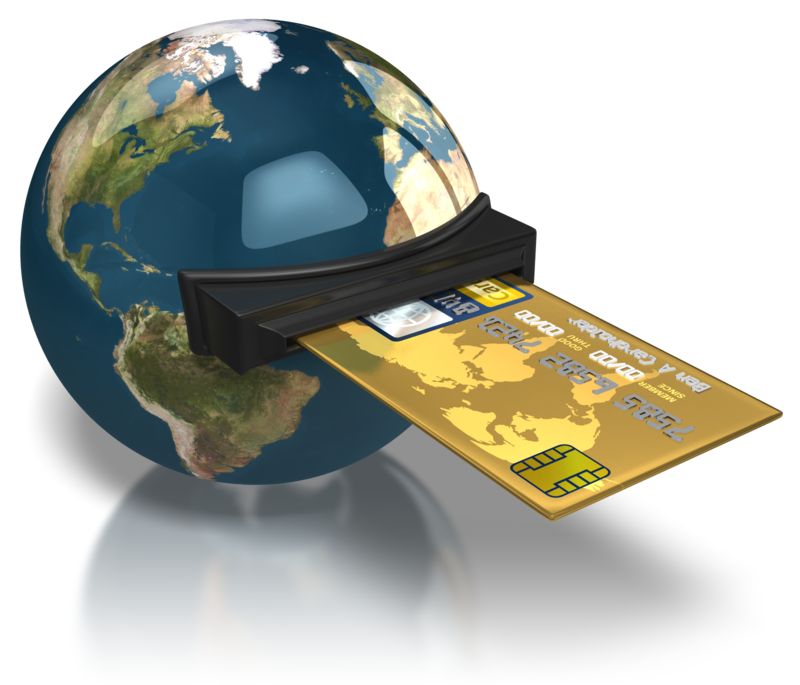 World Credit Card | Great PowerPoint ClipArt for Presentations -  