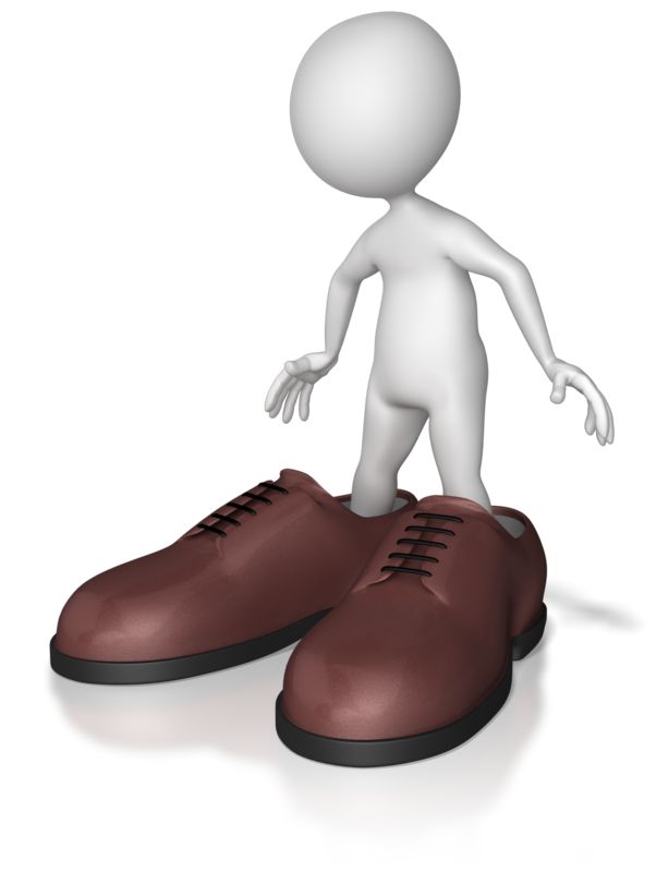 Big Shoes To Fill | Great PowerPoint ClipArt for Presentations -  