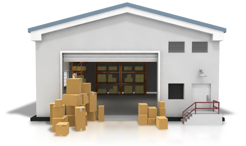 Warehouse Boxes Stacked | Great PowerPoint ClipArt for Presentations -  