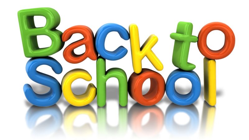 Back School Clipart Transparent Background, Colorful Back To