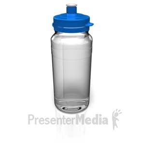 ID# 9138 - Water Bottle - Presentation Clipart