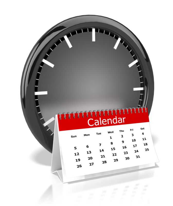calendar time clipart