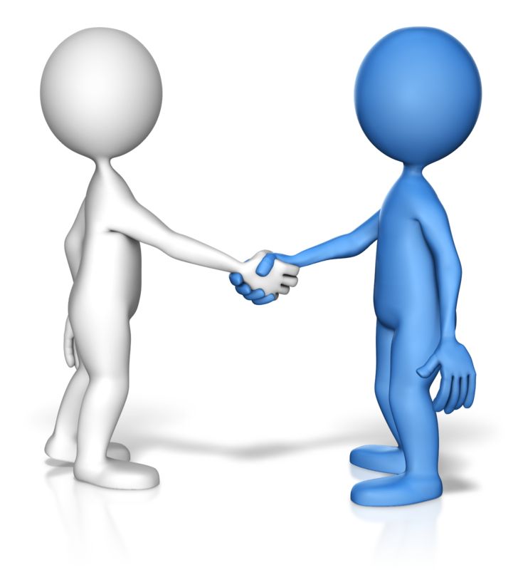 people handshake