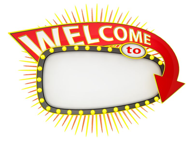 Welcome To Sign | Great PowerPoint ClipArt for Presentations -  