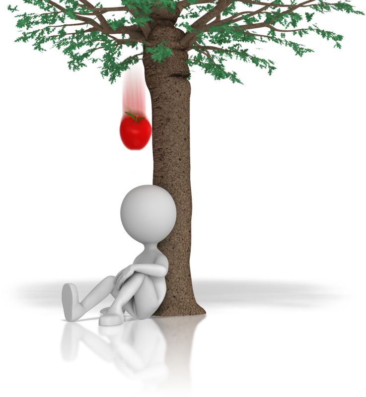 Apple Falling From Tree | Great PowerPoint ClipArt for Presentations -  