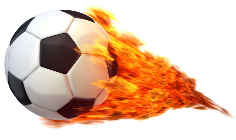 Football Flame, Catch The Football, Flaming Soccer Ball, 49% OFF