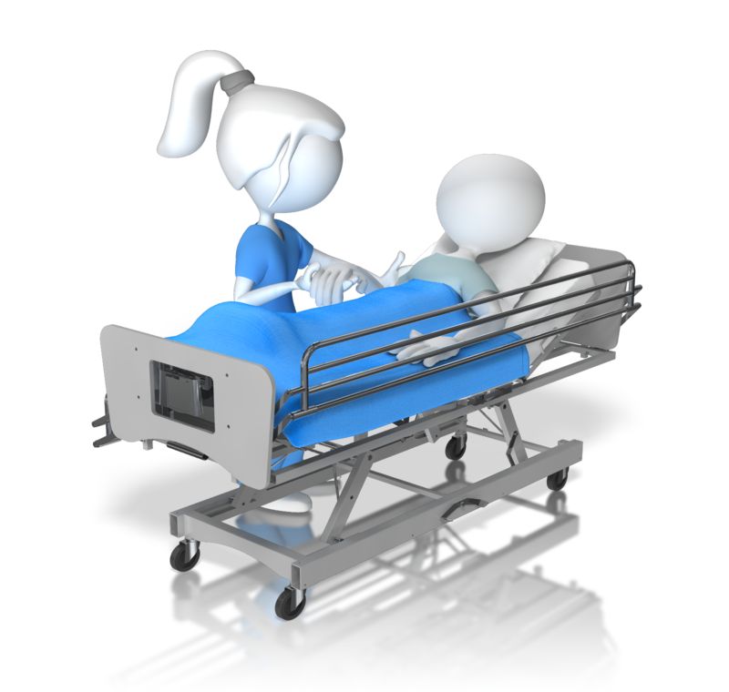hospital stretcher clip art