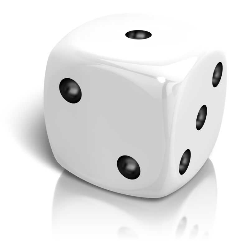 Dice Rolled A One | Great PowerPoint ClipArt for Presentations -  
