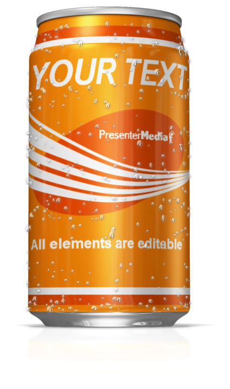 Custom Soda Can | Great PowerPoint ClipArt for Presentations -  PresenterMedia.com