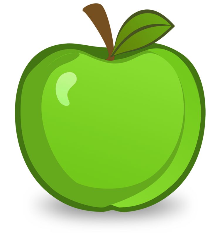 Green Apple Illustration | Great PowerPoint ClipArt for Presentations -  