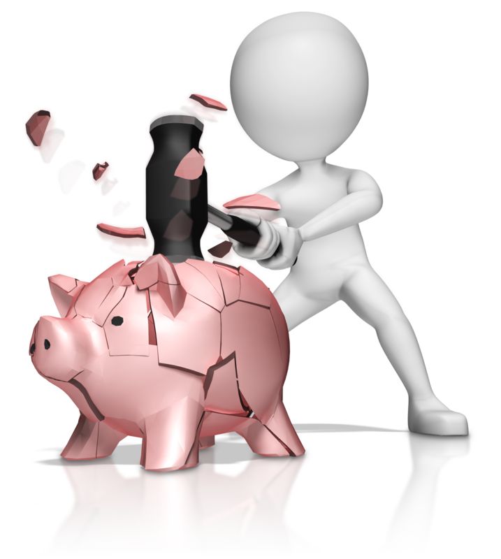 bank clipart piggy