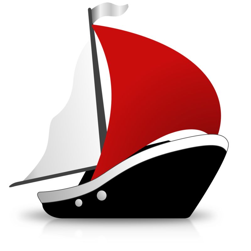 simple sailboat clipart