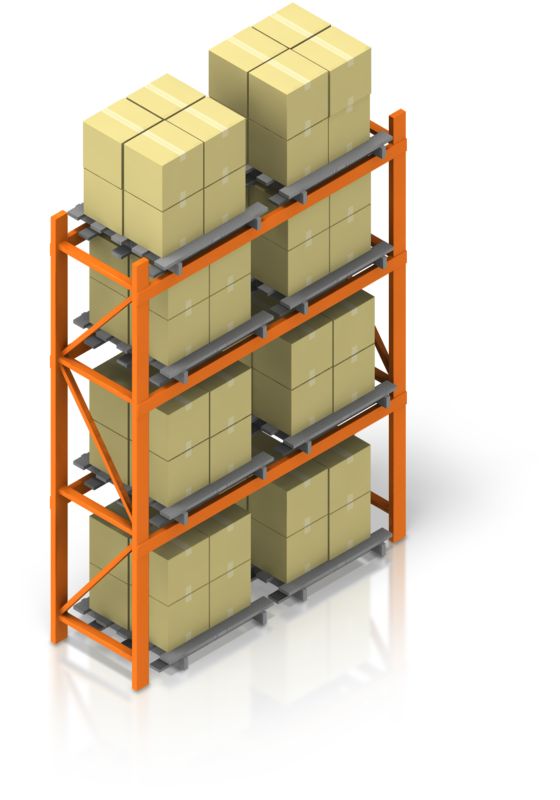 warehouse racks clipart