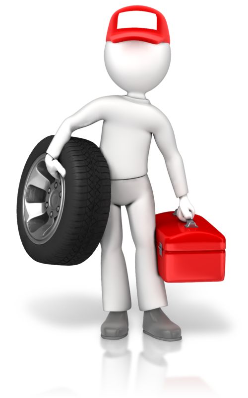 Tire Guy Wheel Toolbox | Great PowerPoint ClipArt for Presentations -  