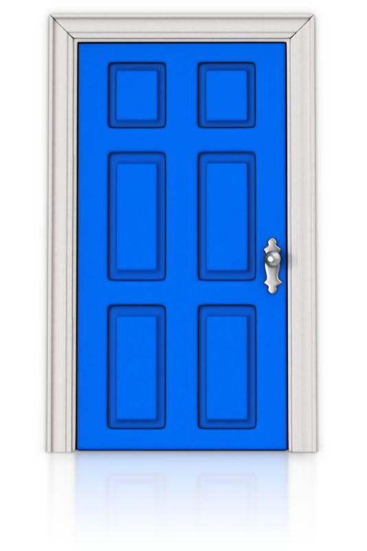 Open A Door Looking  3D Animated Clipart for PowerPoint