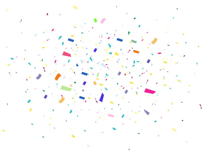 Confetti Background Celebrate | Great PowerPoint ClipArt for Presentations  