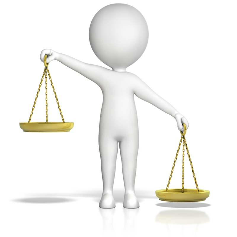 unbalanced law scale