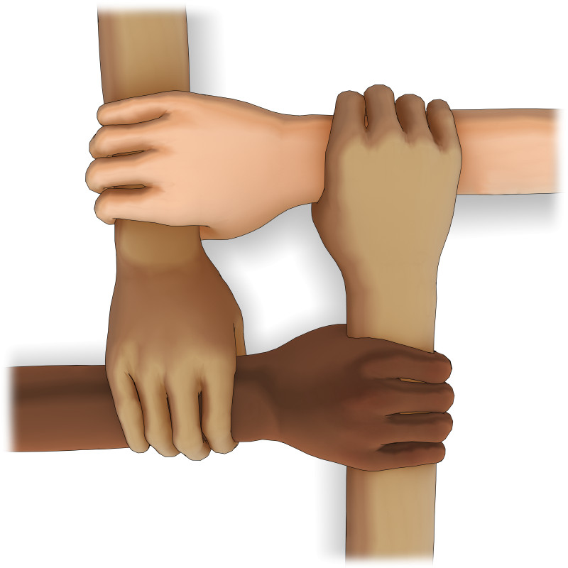 unity hold hands | clipart 