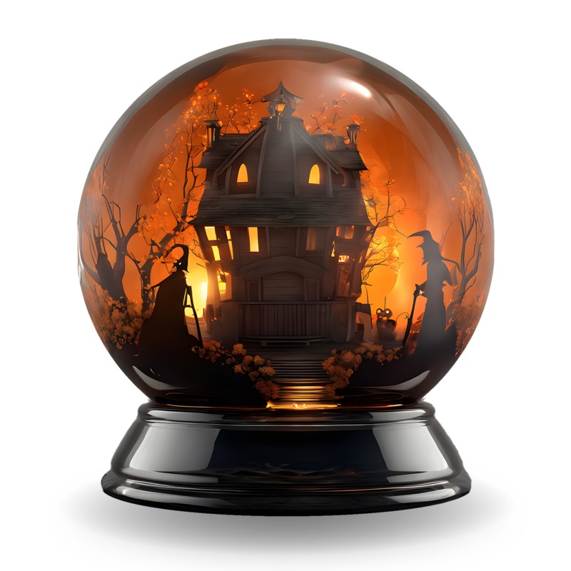 Halloween crystal 2024 ball