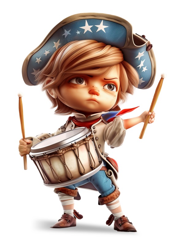 Fjerde juli Drummer Boy: A PatrioticFjerde juli Drummer Boy: A Patriotic  