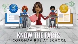 ID# 23855 - school-coronavirus-facts - SlideClip