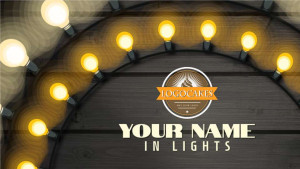 ID# 24418 - name-lights - SlideClip