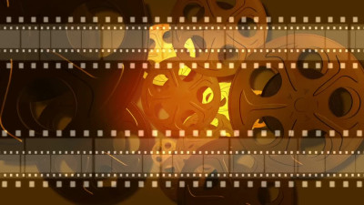 Film And Movie Reels  Video Background for PowerPoint 