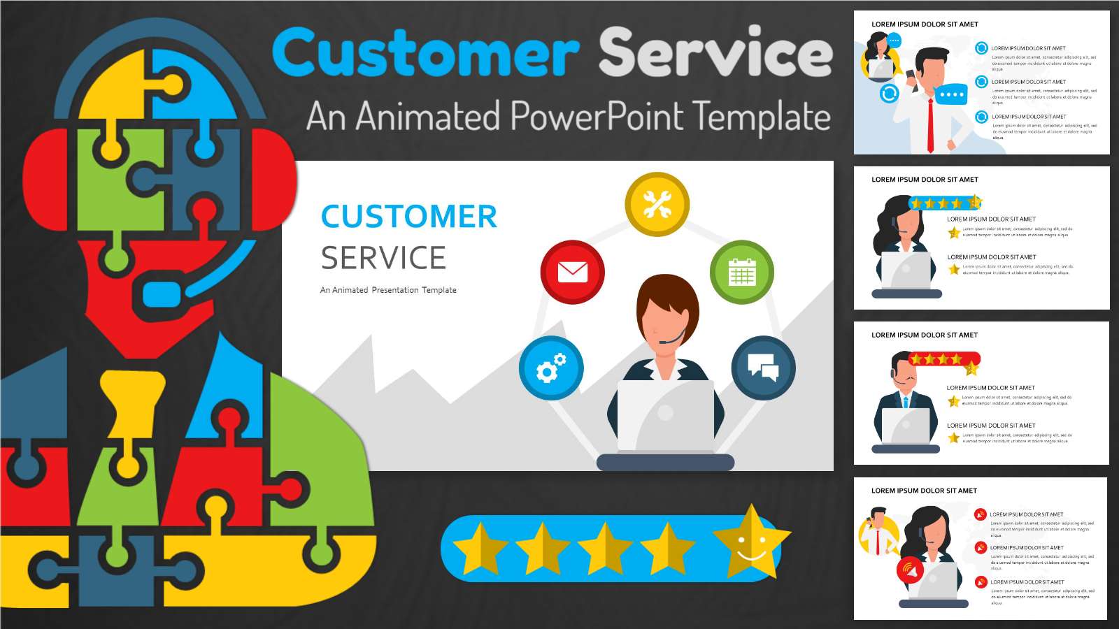 Customer Service PowerPoint Presentation Template