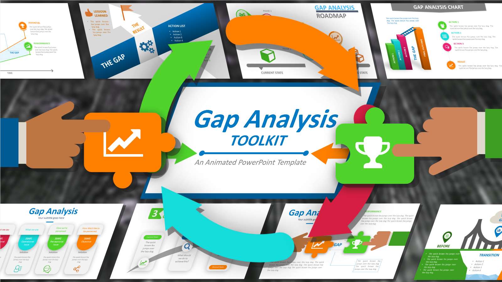 Gap Analysis Toolkit | A PowerPoint Template from PresenterMedia.com