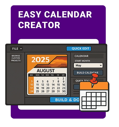 Calendar maker preview