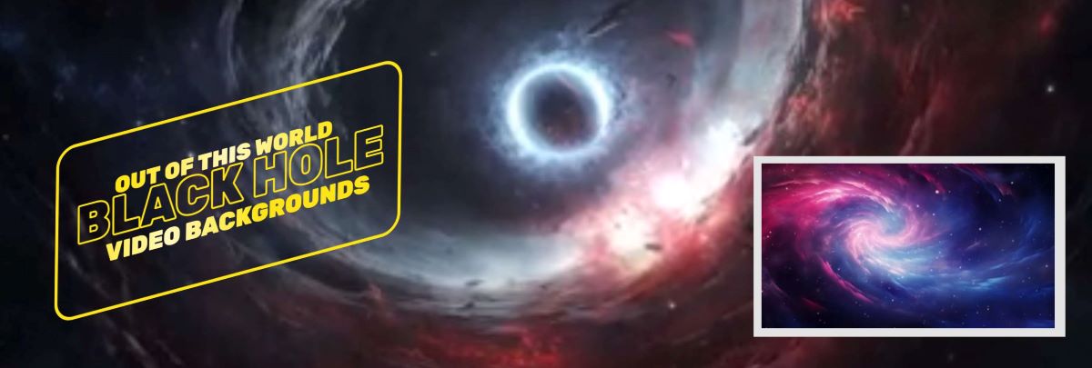 Black Hole Video Backgrounds