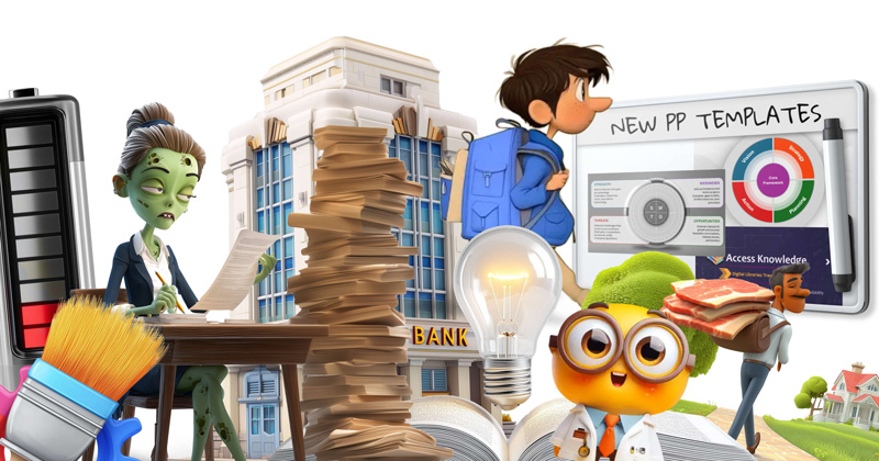 Newest PowerPoint Designs Collage